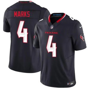Houston Texans #4 Woody Marks Navy 2nd Alternate 2026 F.U.S.E. Vapor Limited Stitched Jersey