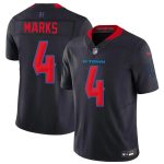 Houston Texans #4 Woody Marks Navy 2026 F.U.S.E. Vapor Limited Stitched Jersey