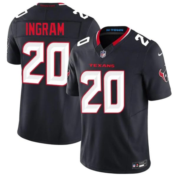 Houston Texans #20 Ja'Marcus Ingram Navy 2026 F.U.S.E. Vapor Limited Stitched Jersey