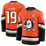 Anaheim Ducks #19 Troy Terry Orange 2026 Home Stitched Jersey