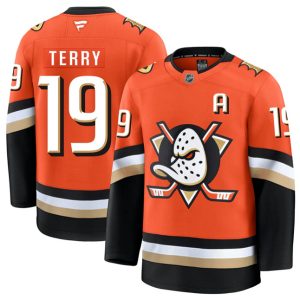 Anaheim Ducks #19 Troy Terry Orange 2026 Home Stitched Jersey