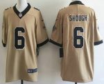 New Orleans Saints #6 Tyler Shough Limited Gold Alternate Vapor Jersey