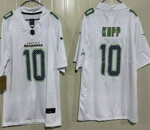 Seattle Seahawks #10 Cooper Kupp Limited White Fashion Vapor Jersey