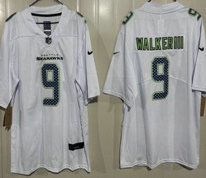 Seattle Seahawks #9 Kenneth Walker III Limited White Fashion Vapor Jersey