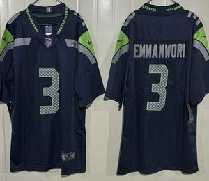 Seattle Seahawks #3 Nick Emmanwori Limited Navy Vapor Jersey