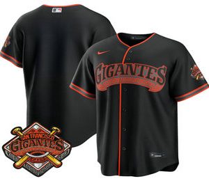 San Francisco Giants Blank Black 2026 Alternate Stadium Stitched Jersey