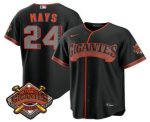 San Francisco Giants #24 Willie Mays Black 2026 Alternate Stadium Stitched Jersey