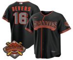 San Francisco Giants #16 Rafael Devers Black 2026 Alternate Stadium Stitched Jersey