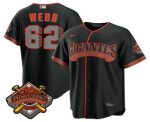 San Francisco Giants #62 Wilkin Ramos Black 2026 Alternate Stadium Stitched Jersey