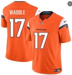 Denver Broncos #17 Jaylen Waddle Orange 2026 F.U.S.E. Vapor Limited Stitched Jersey