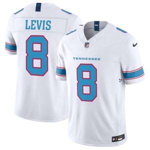 Tennessee Titans #8 Will Levis White 2026 F.U.S.E. Vapor Limited Stitched Jersey