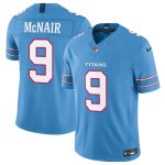 Tennessee Titans #9 Steve McNair Light Blue 2026 F.U.S.E. Vapor Limited Stitched Jersey