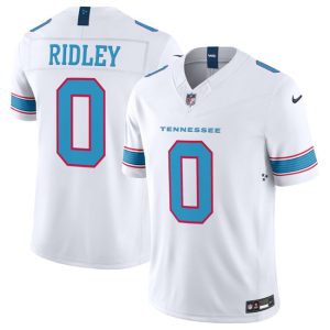 Tennessee Titans #0 Calvin Ridley White 2026 F.U.S.E. Vapor Limited Stitched Jersey
