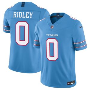 Tennessee Titans #0 Calvin Ridley Light Blue 2026 F.U.S.E. Vapor Limited Stitched Jersey