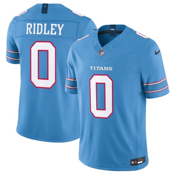 Tennessee Titans #0 Calvin Ridley Light Blue 2026 F.U.S.E. Vapor Limited Stitched Jersey