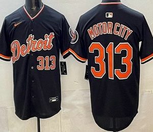 Detroit Tigers #313 Motor City Navy Limited Jersey
