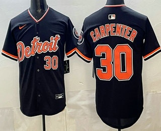 Detroit Tigers #30 Kerry Carpenter Navy Limited Jersey