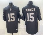 Las Vegas Raiders #15 Fernando Mendoza Limited Black Vapor Jersey