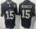 Las Vegas Raiders #15 Fernando Mendoza Limited Black Fashion FUSE Vapor Jersey