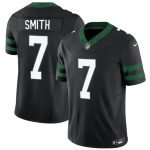 New York Jets #7 Geno Smith Black 2025 F.U.S.E. Vapor Untouchable Limited Stitched Jersey