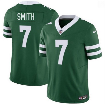 New York Jets #7 Geno Smith Green 2025 F.U.S.E. Vapor Untouchable Limited Stitched Jersey