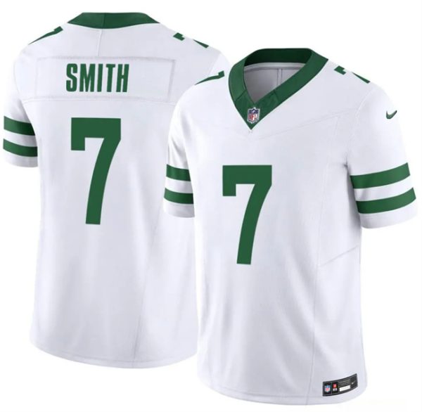 New York Jets #7 Geno Smith White 2025 F.U.S.E. Vapor Untouchable Limited Stitched Jersey