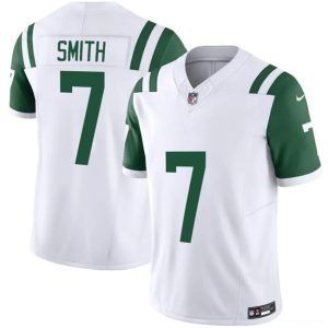 New York Jets #7 Geno Smith White 2025 F.U.S.E. Classic Alternate Vapor Untouchable Limited Stitched Jersey