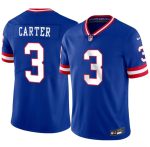 New York Giants #3 Abdul Carter Blue 2026 Classic Vapor Untouchable Limited Stitched Jersey