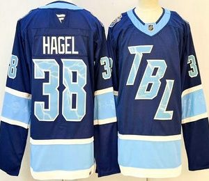 Tampa Bay Lightning #38 Brandon Hagel Blue 2026 Stadium Series Authentic Jersey