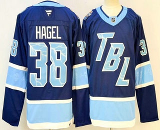 Tampa Bay Lightning #38 Brandon Hagel Blue 2026 Stadium Series Authentic Jersey