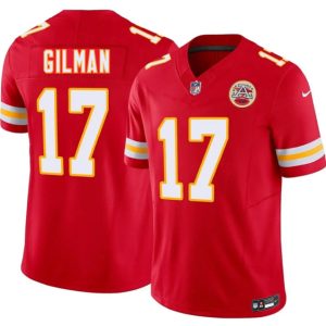 Kansas City Chiefs #17 Alohi Gilman Red 2026 F.U.S.E. Vapor Untouchable Limited Stitched Jersey