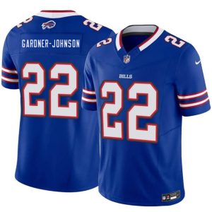Buffalo Bills #22 C.J. Gardner-Johnson Blue 2026 F.U.S.E. Vapor Untouchable Limited Stitched Jersey