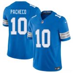Detroit Lions #10 Isiah Pacheco Blue 2026 F.U.S.E. Vapor Limited Stitched Jersey