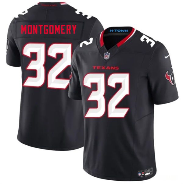 Houston Texans #32 David Montgomery Navy 2nd Alternate 2026 F.U.S.E. Vapor Limited Stitched Jersey