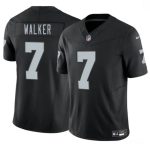 Las Vegas Raiders #7 Quay Walker Black 2026 F.U.S.E. Vapor Untouchable Limited Stitched Jersey