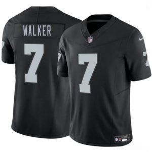 Las Vegas Raiders #7 Quay Walker Black 2026 F.U.S.E. Vapor Untouchable Limited Stitched Jersey