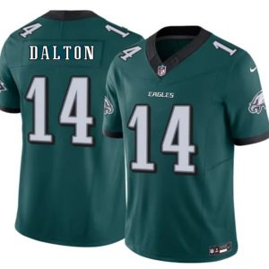 Philadelphia Eagles #14 Andy Dalton Green 2026 F.U.S.E. Vapor Untouchable Limited Stitched Jersey