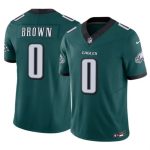 Philadelphia Eagles #0 Hollywood Brown Green 2026 F.U.S.E. Vapor Untouchable Limited Stitched Jersey