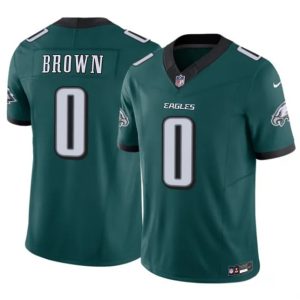 Philadelphia Eagles #0 Hollywood Brown Green 2026 F.U.S.E. Vapor Untouchable Limited Stitched Jersey