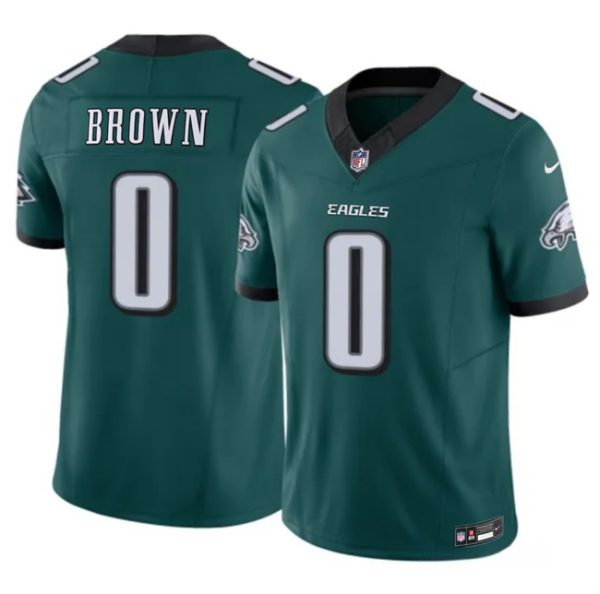 Philadelphia Eagles #0 Hollywood Brown Green 2026 F.U.S.E. Vapor Untouchable Limited Stitched Jersey