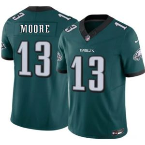 Philadelphia Eagles #13 Elijah Moore Green 2026 F.U.S.E. Vapor Untouchable Limited Stitched Jersey