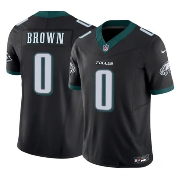 Philadelphia Eagles #0 Hollywood Brown Black 2026 F.U.S.E. Vapor Untouchable Limited Stitched Jersey