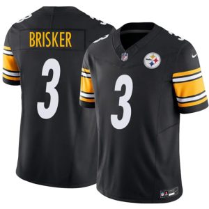 Pittsburgh Steelers #3 Jaquan Brisker Black 2025 F.U.S.E. Vapor Limited Stitched Jersey