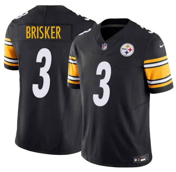 Pittsburgh Steelers #3 Jaquan Brisker Black 2025 F.U.S.E. Vapor Limited Stitched Jersey