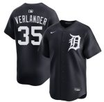 Detroit Tigers #35 Justin Verlander Black 2026 Limited Stitched Jersey