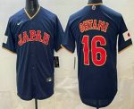 Japan #16 Shohei Ohtani Navy 2026 World Classic Cool Base Jersey