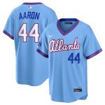 Atlanta Braves #44 Hank Aaron Powder Blue 2026 City Connect Stadium Stitched Jersey