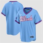 Atlanta Braves Blank Powder Blue 2026 City Connect Stadium Stitched Jersey