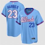 Atlanta Braves #23 Michael Harris II Powder Blue 2026 City Connect Stadium Stitched Jersey