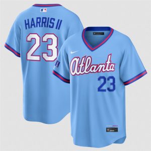 Atlanta Braves #23 Michael Harris II Powder Blue 2026 City Connect Stadium Stitched Jersey